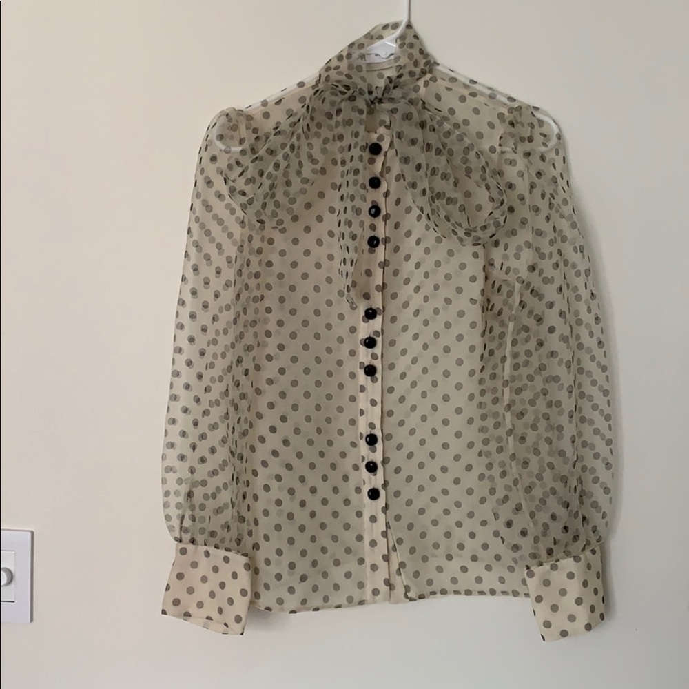 Zara dress shirt with bowl detail